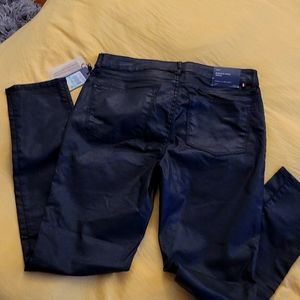 New Tommy Hilfiger Size 8 Heritage Denim Black Skinny Midrise